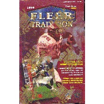 1999 Fleer Tradition Football Hobby Box