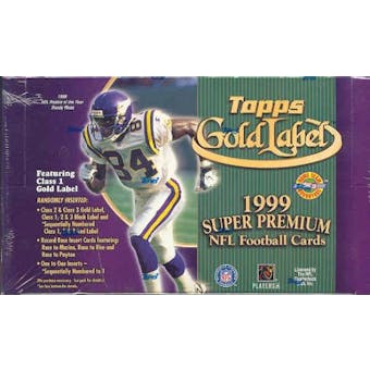 1999 Topps Gold Label Football Hobby Box