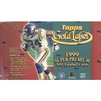 1999 Topps Gold Label Football 24 Pack Box