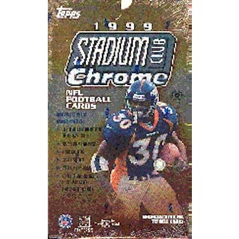 1999 Topps Stadium Club Chrome Football Hobby Box