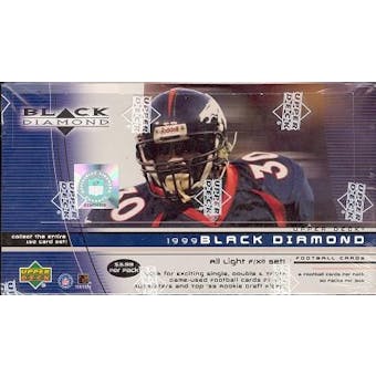 1999 Upper Deck Black Diamond Football 30-Pack Box