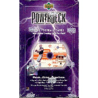 1999 Upper Deck PowerDeck Football Hobby Box