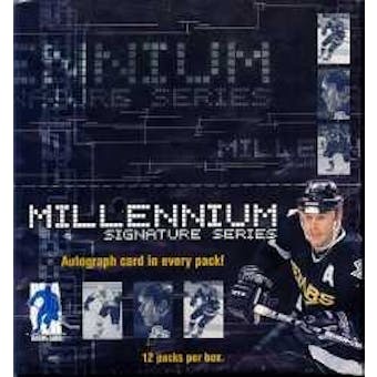 1999/00 Be A Player Signature Series Millennium Hockey Hobby Box