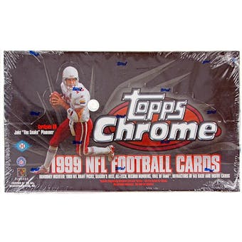 1999 Topps Chrome Football Hobby Box