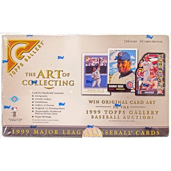 1999 Topps Gallery Baseball Hobby Box