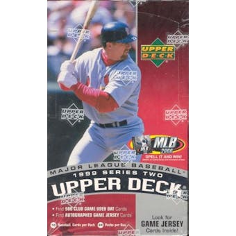 1999 Upper Deck Series 2 Baseball Prepriced Box