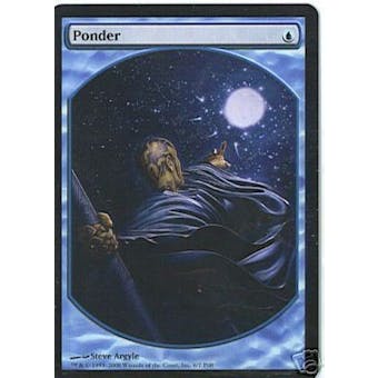 Magic the Gathering Promotional Single Ponder  (Textless) - NEAR MINT (NM)