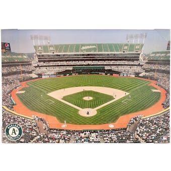 Oakland Athletics Artissimo Coliseum Stadium 22x33 Canvas