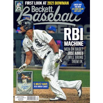 2020 Beckett Baseball Monthly Price Guide (#177 December) (Jose Abreu)