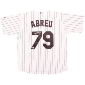 Jose Abreu Autographed Chicago White Sox Pinstripe Baseball Jersey (JSA)