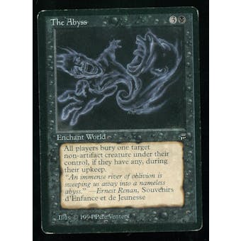 Magic the Gathering Legends Single The Abyss - MODERATE PLAY (MP)