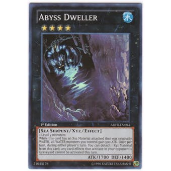 Yu-Gi-Oh Abyss Rising 1st Ed. Single Abyss Dweller Super Rare
