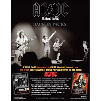 AC/DC High Voltage Hobby 20-Box Case (2010 Press Pass)