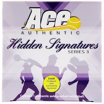 2010 Ace Authentic Hidden Signatures Series 3 Tennis Hobby Box