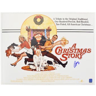 A Christmas Story 11X14 Movie Poster Photo Autographed by Peter Billingsley