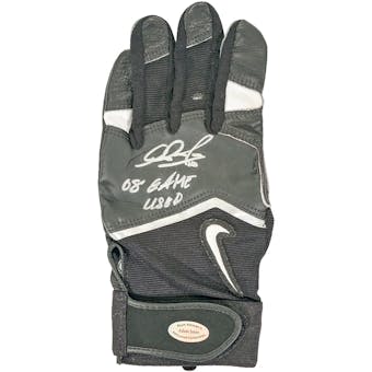 Adam Jones Autographed and Game Used Batting Glove with Inscription