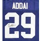 Joseph Addai Autographed Indianapolis Colts Blue Jersey (PSA COA)