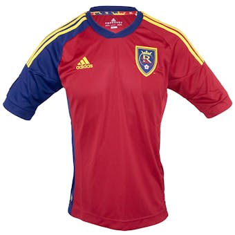 Real Salt Lake Adidas ClimaCool Red Replica Jersey (Adult M)