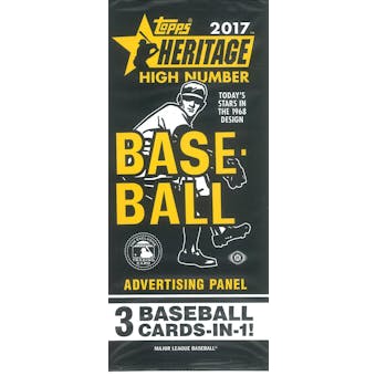 2017 Topps Heritage High Number Baseball Advertising Panel Topper Pack