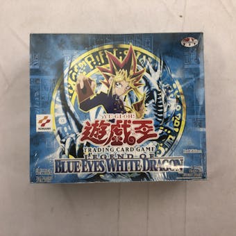 Yu-Gi-Oh Legend of Blue Eyes White Dragon 1st Edition Booster Box - Asian English LOB BEWD