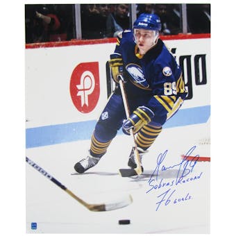 Alexander Mogilny Autographed Buffalo Sabres 16x20 Photo 76 Goals