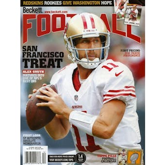 2012 Beckett Football Monthly Price Guide (#263 December) (Alex Smith)