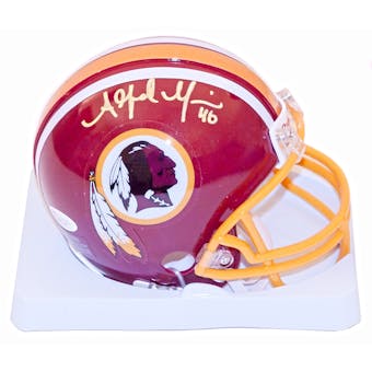 Alfred Morris Autographed Washington Redskins Mini Helmet (JSA)