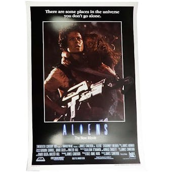 Aliens 1986 Original Movie Poster English International One Sheet Linen Backed Rolled