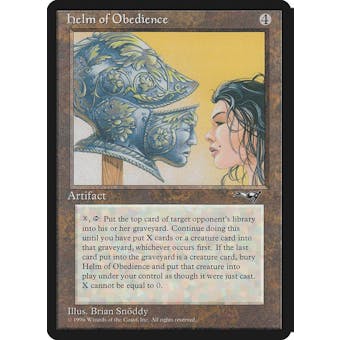 Magic the Gathering Alliances Helm of Obedience NEAR MINT (NM)