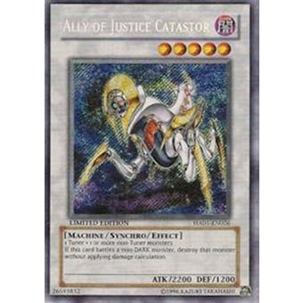Yu-Gi-Oh Hidden Arsenal Single Ally of Justice Catastor Secret Rare - NEAR MINT (NM)
