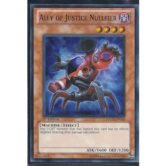 Yu-Gi-Oh Hidden Arsenal 2 Single Ally of Justice Nullifier 3x Super Rare