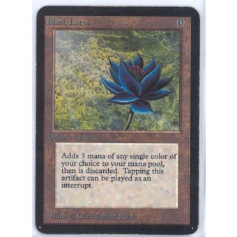 Magic the Gathering Alpha Single Black Lotus SLIGHT / MODERATE PLAY (SP/MP)