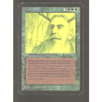 Magic the Gathering Alpha Gaea's Liege MODERATELY PLAYED (MP)