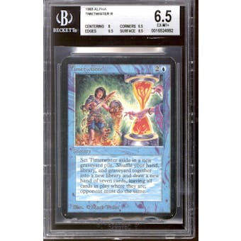 Magic the Gathering Alpha Timetwister BGS 6.5 (8, 6.5, 6.5, 8.5) MODERATELY PLAYED (MP)
