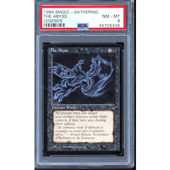 Magic the Gathering Legends The Abyss PSA 8