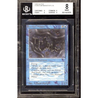 Magic the Gathering Alpha Phantom Monster BGS 8 (9, 8, 8, 9) Q++ Only .5 away from BGS 8.5