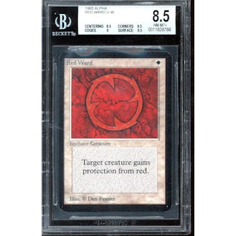 Magic the Gathering Alpha Red Ward BGS 8.5 (8.5, 8.5, 9, 9.5)