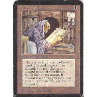 Magic the Gathering Alpha Single Library of Leng - SLIGHT PLAY (SP)