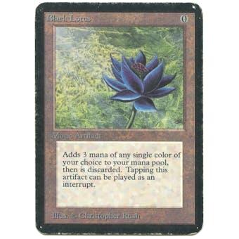 Magic the Gathering Alpha Single Black Lotus - MODERATE PLAY (MP)