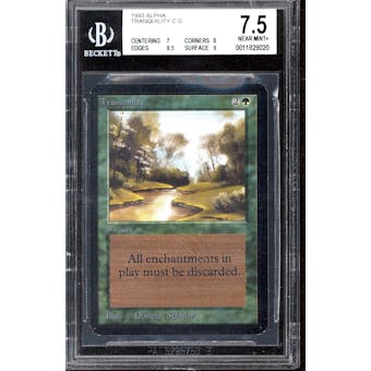 Magic the Gathering Alpha Tranquility BGS 7.5 (7, 8, 8.5, 9)