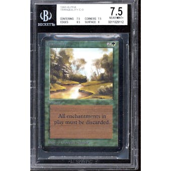 Magic the Gathering Alpha Tranquility BGS 7.5 (7.5, 7.5, 8.5, 8)