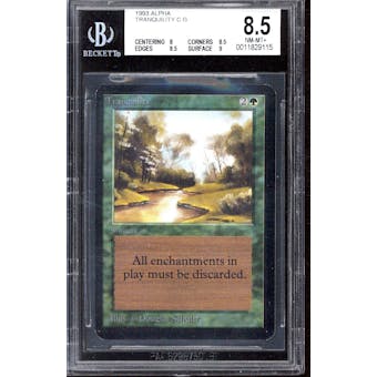 Magic the Gathering Alpha Tranquility BGS 8.5 (8, 8.5, 8.5, 9)