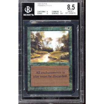 Magic the Gathering Alpha Tranquility BGS 8.5 (8, 9, 9, 9.5) B+++ Just .5 away from BGS 9 MINT