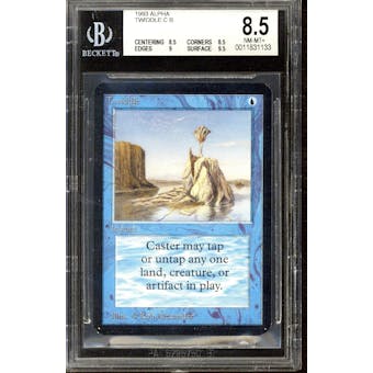 Magic the Gathering Alpha Twiddle BGS 8.5 (8.5, 8.5, 9, 9.5) Q++ Just .5 away from BGS 9 MINT