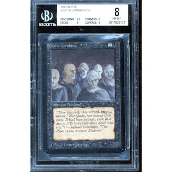 Magic the Gathering Alpha Scathe Zombies BGS 8 (9.5, 8, 8, 9)