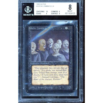 Magic the Gathering Alpha Scathe Zombies BGS 8 (10, 8, 8, 8)