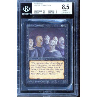 Magic the Gathering Alpha Scathe Zombies BGS 8.5 (10, 8, 8.5, 9)