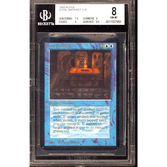 Magic the Gathering Alpha Steal Artifact BGS 8 (7.5, 9, 9, 9.5)