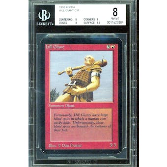 Magic the Gathering Alpha Hill Giant BGS 8 (8, 8, 8, 8.5)