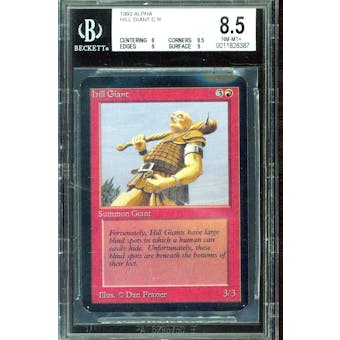 Magic the Gathering Alpha Hill Giant BGS 8.5 (8, 8.5, 9, 9)